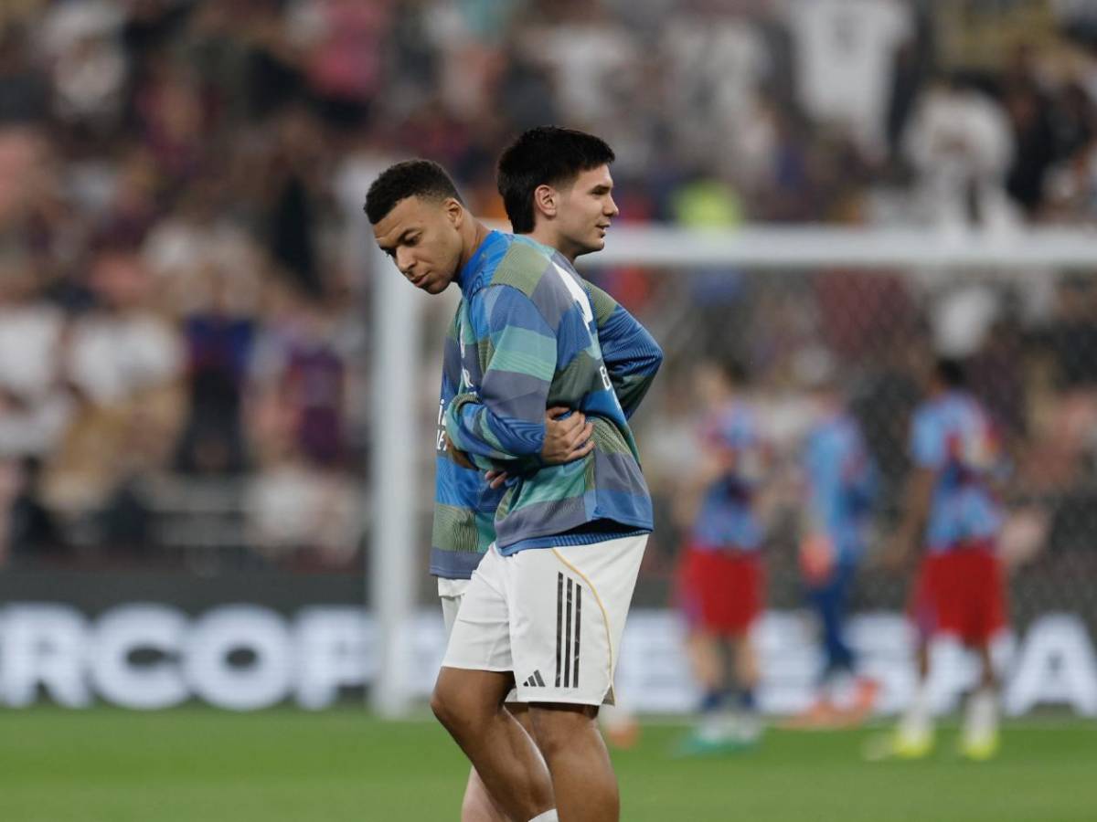 Real Madrid explica por qué Mbappé hizo gesto antideportivo ante Barcelona