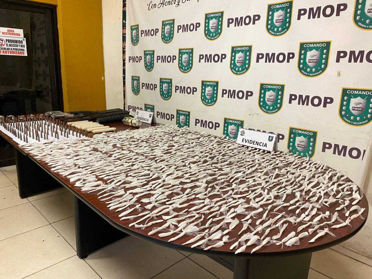 Capturan a líder de la pandilla 18 con fuerte arsenal y droga en la Miguel Ángel Pavón de SPS