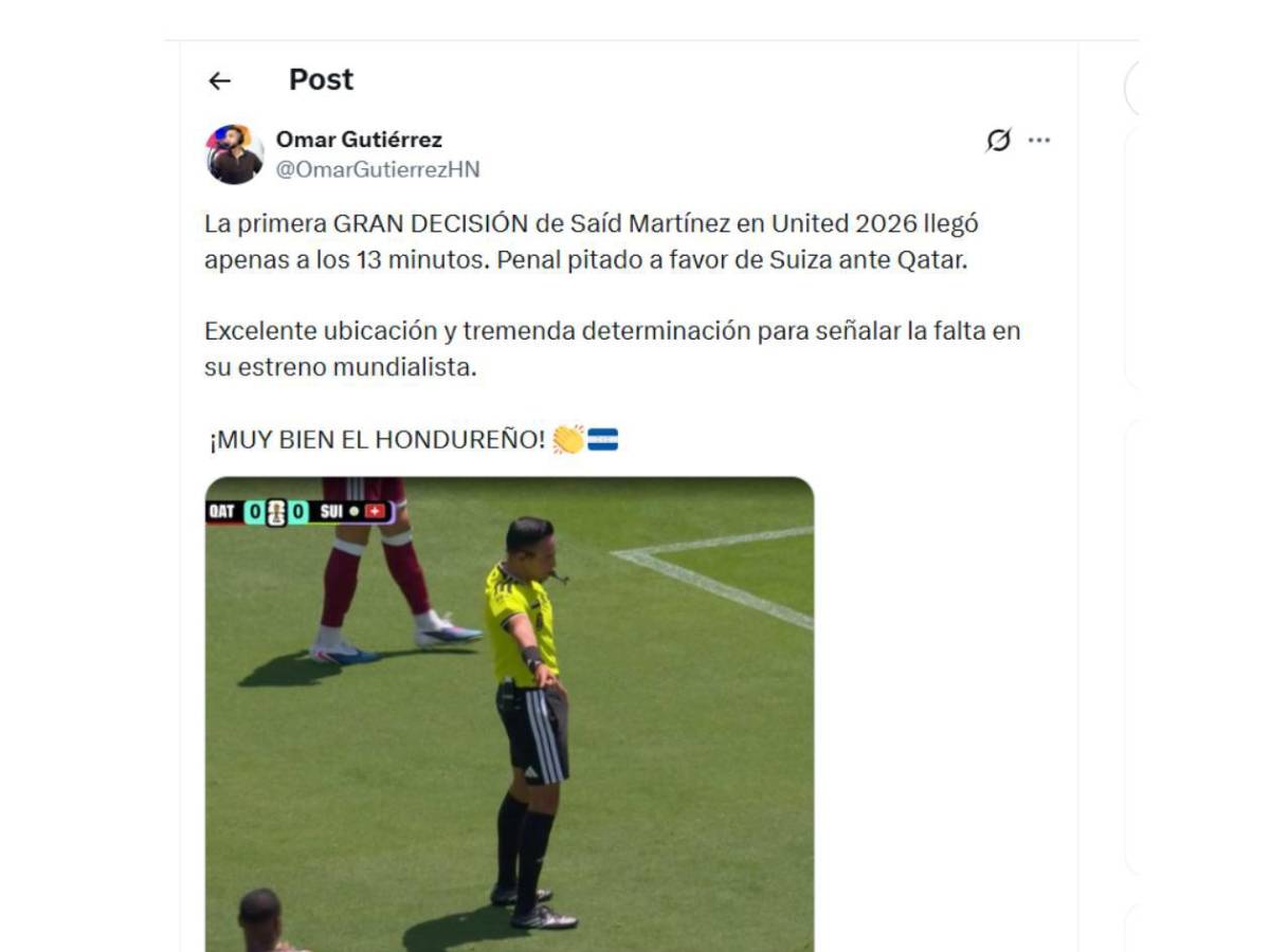 Arden las redes sociales tras trabajo de Said Martínez en el Mundial 2026: Están furiosos