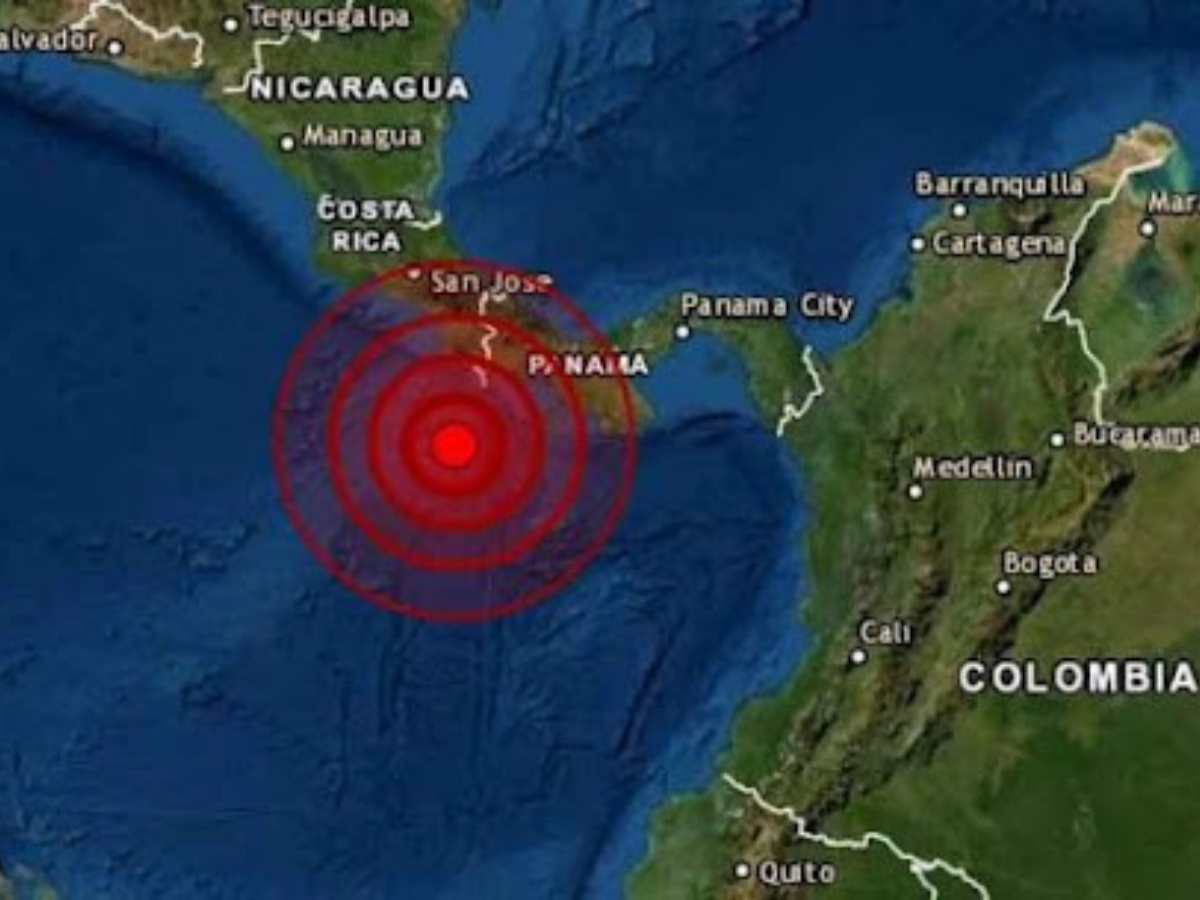 Sismo de 5.9 sacude frontera entre Panamá y Costa Rica