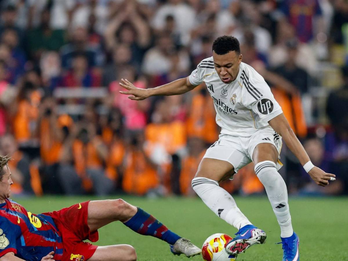 Real Madrid explica por qué Mbappé hizo gesto antideportivo ante Barcelona