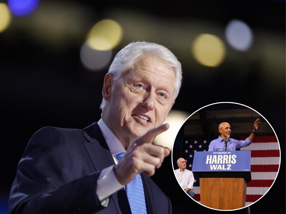 Clinton y Obama se suman a la campaña electoral de Harris