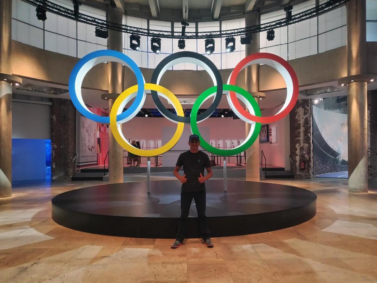 Eber Luque también visitó el Club 2024 donde pudo participar en diversas actividades antes de los Juegos Olímpicos.