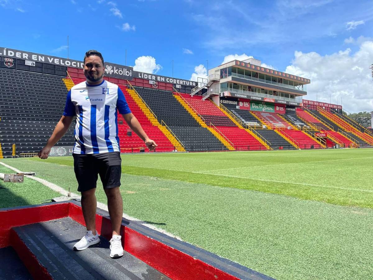 Izaguirre ya conoció el estadio de Alajuelense.