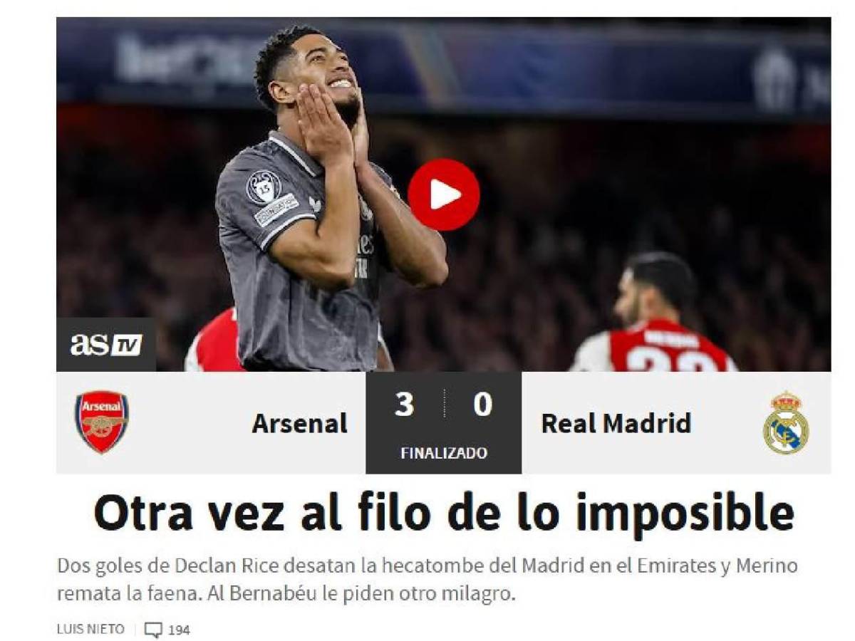 Real Madrid está eliminado: revuelo tras goleada y reconocido español se burla