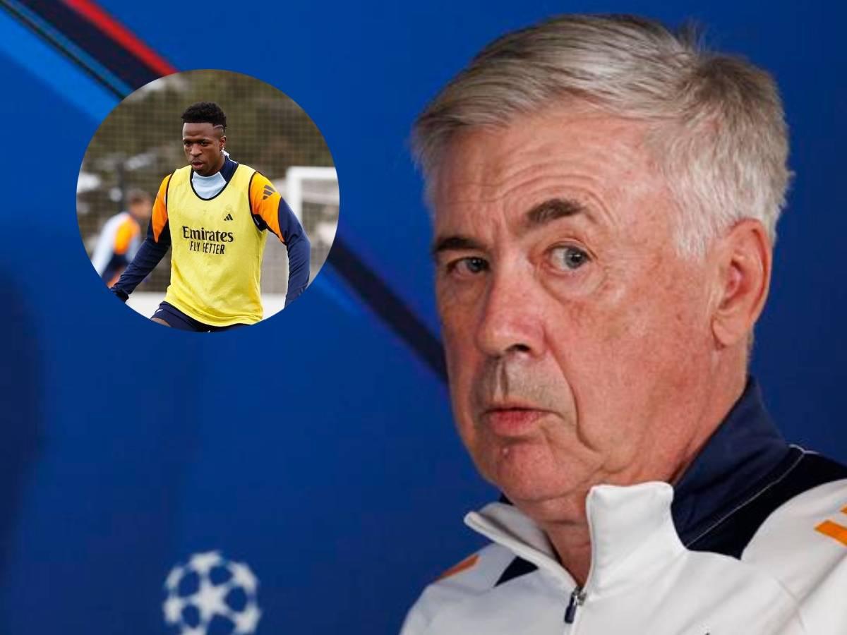 Ancelotti responde sobre el Balón de Oro y revela cómo está Vinicius tras perderlo