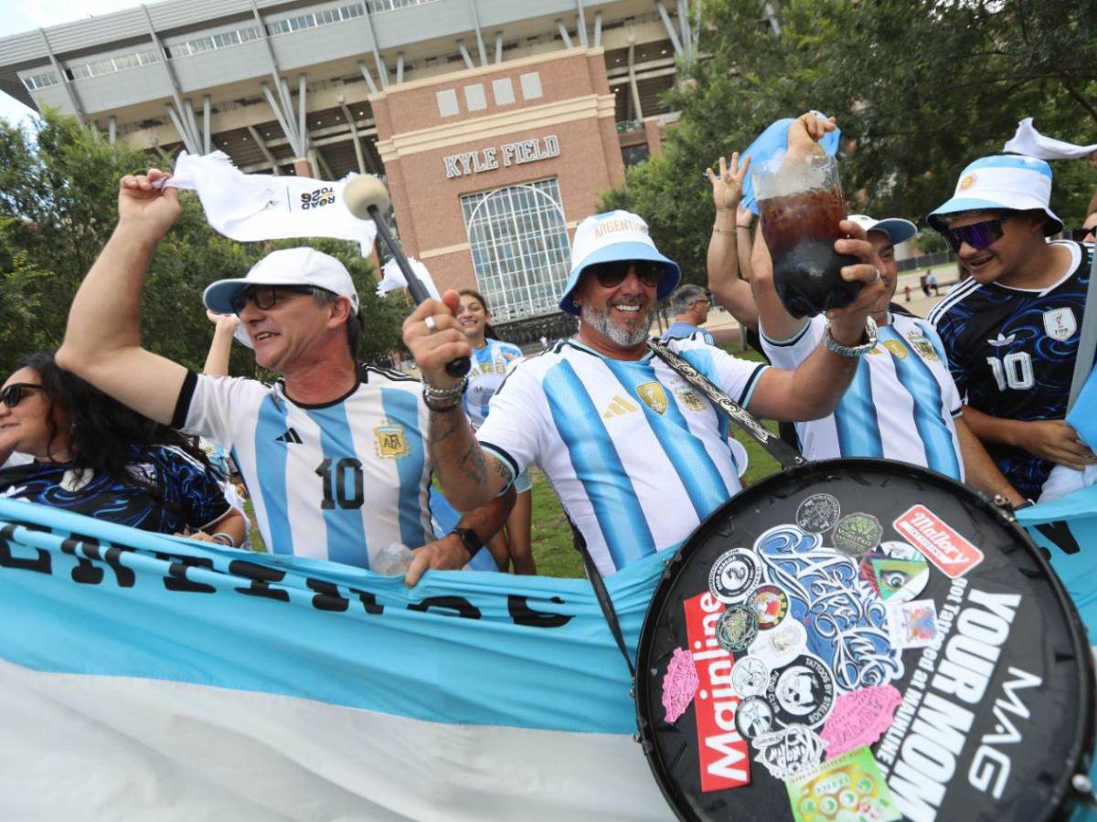 Honduras vs Argentina: ambientazo, locura por Messi y catrachos sorprenden