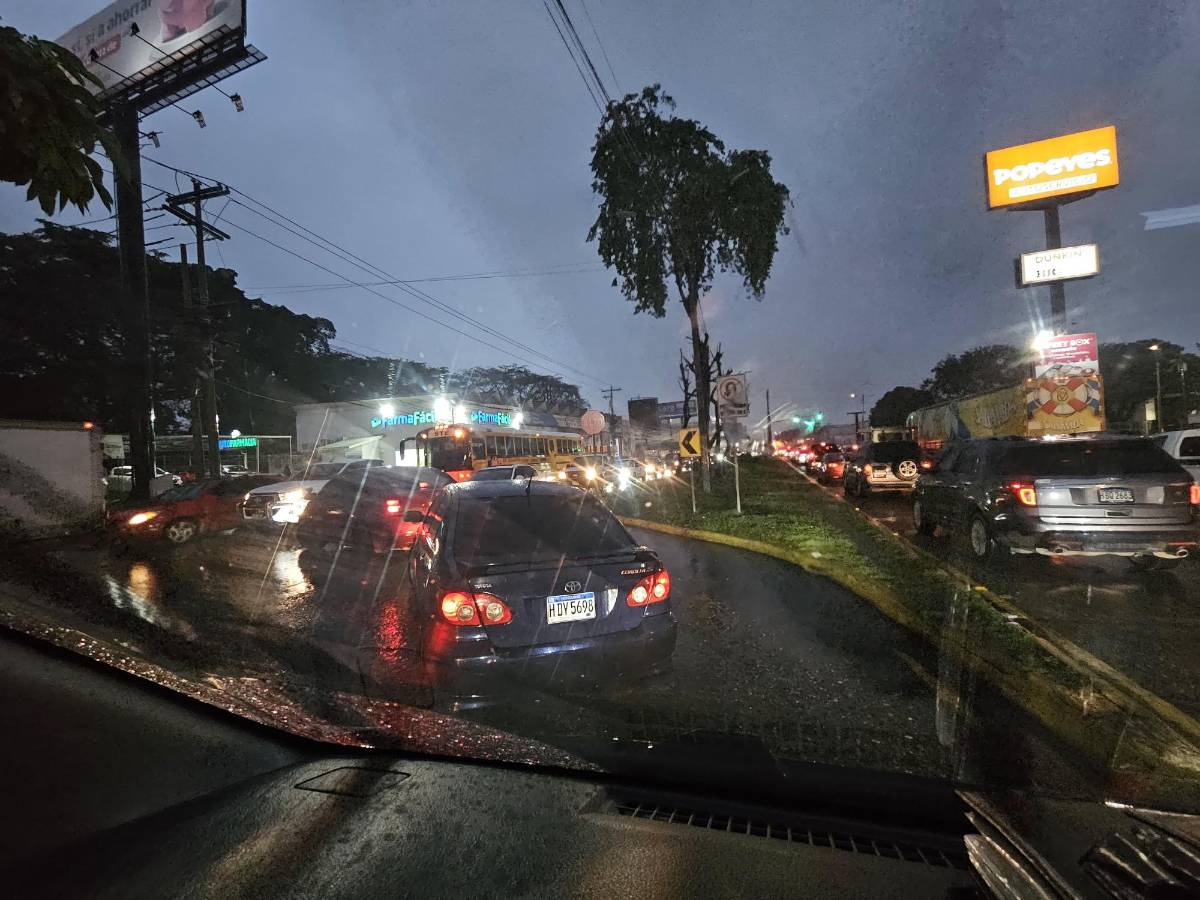 La razón del por qué el caos vehicular en San Pedro Sula este jueves