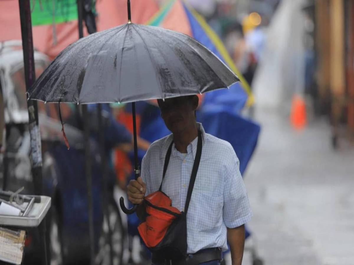 Saque paraguas: Anuncian lluvias en estos departamentos de Honduras