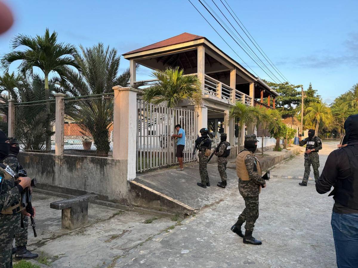 Mansiones allanadas en SPS y Omoa son vinculadas a capos