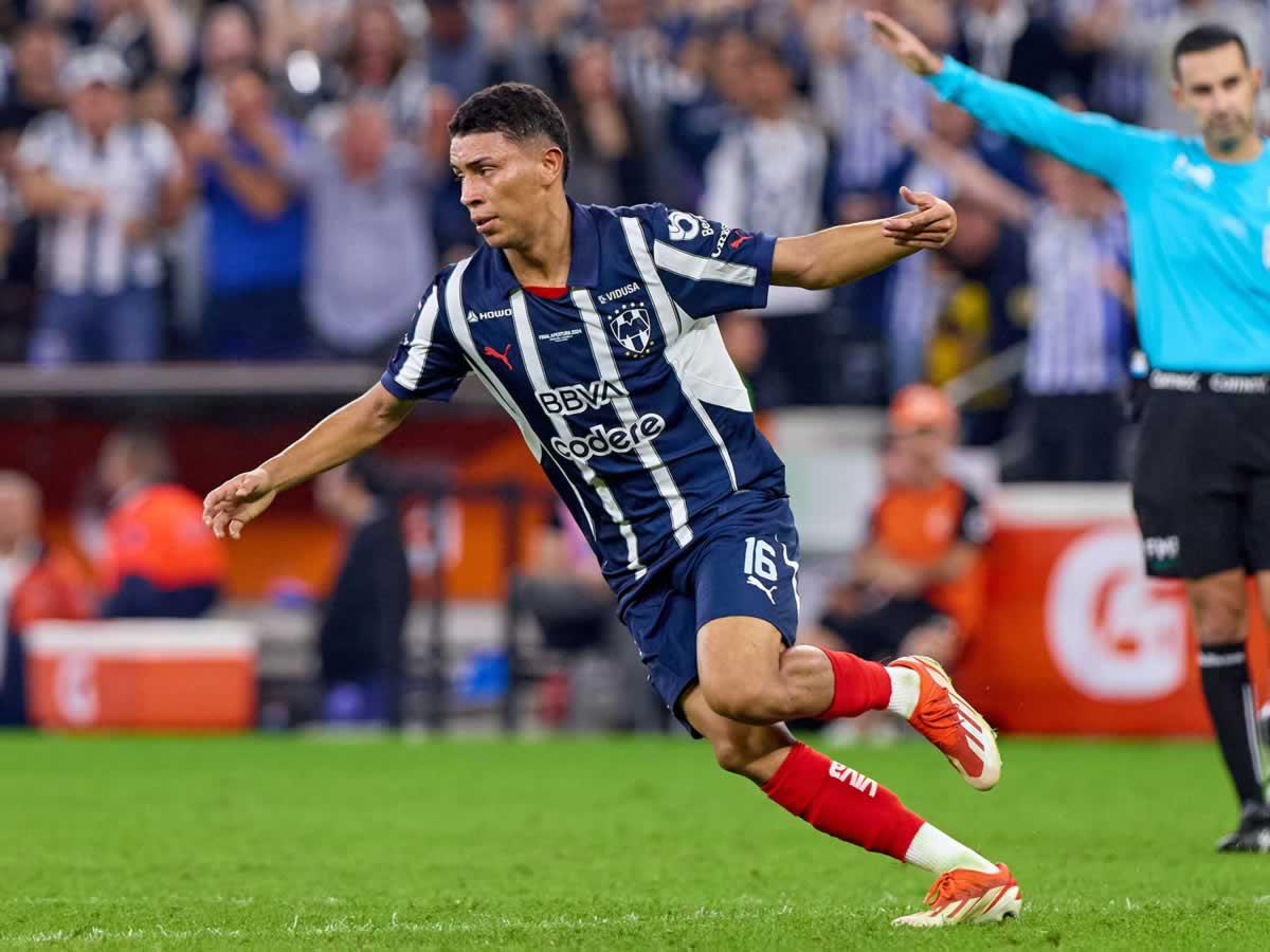 Johan Rojas fue el mejor hombre de Monterrey en la cancha y marcó el gol del empate en el partido.