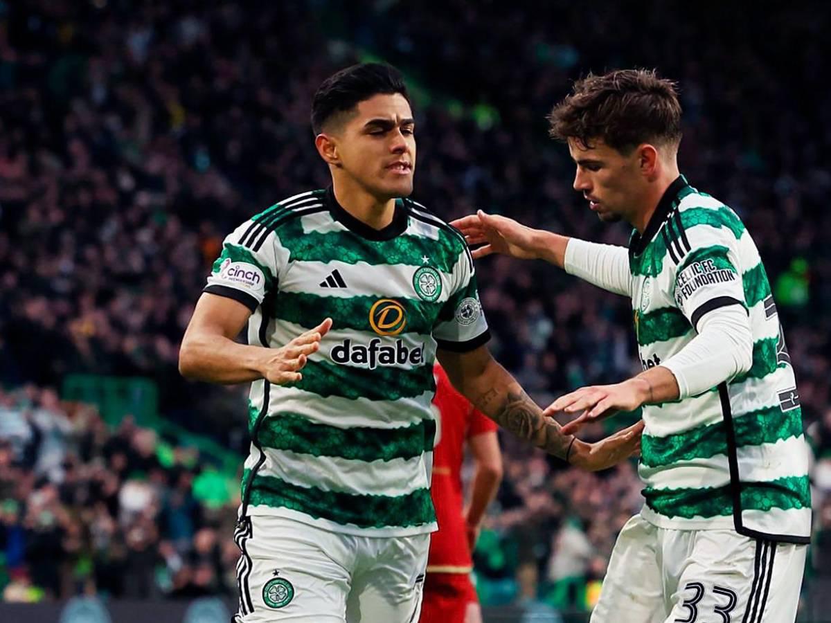 Luis Palma y el Celtic firman remontada y siguen invictos en Escocia