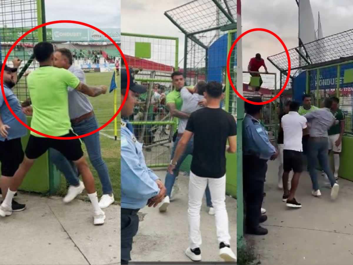 Hernán ‘La Tota‘ Medina se molestó con los aficionados y buscó encararse con ellos en las gradas.