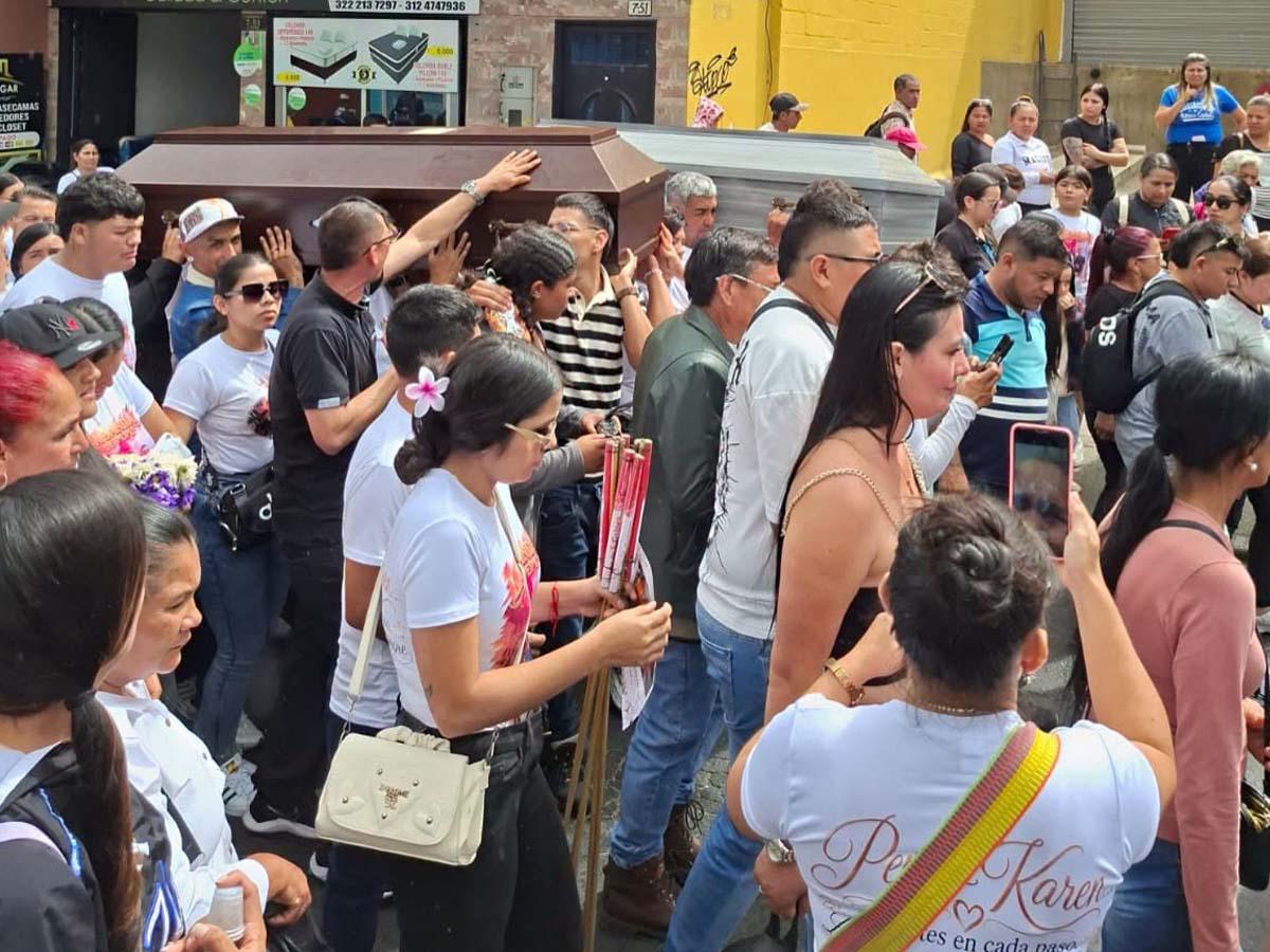 ¡Todo quedó grabado! Karen Vanessa intentó proteger a su pareja del sicario en un bar