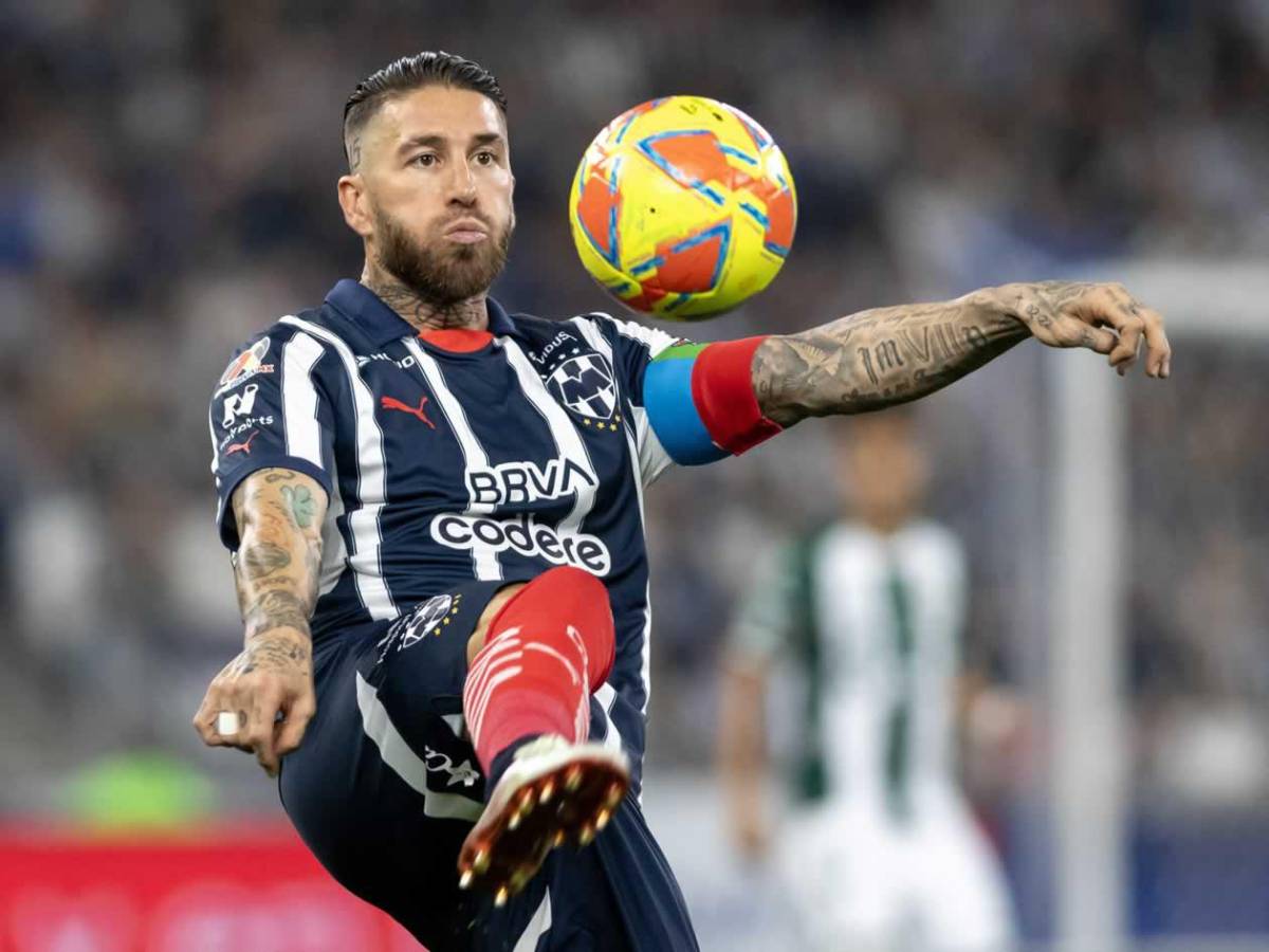 Sergio Ramos se luce: primer gol con Monterrey y su curioso festejo