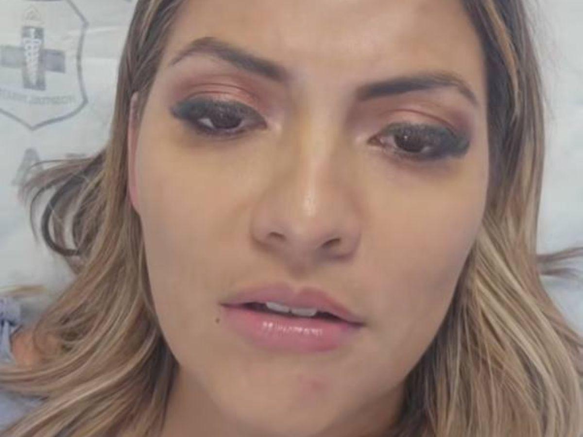 Hospitalizan a Saraí Espinal tras sufrir fuerte accidente