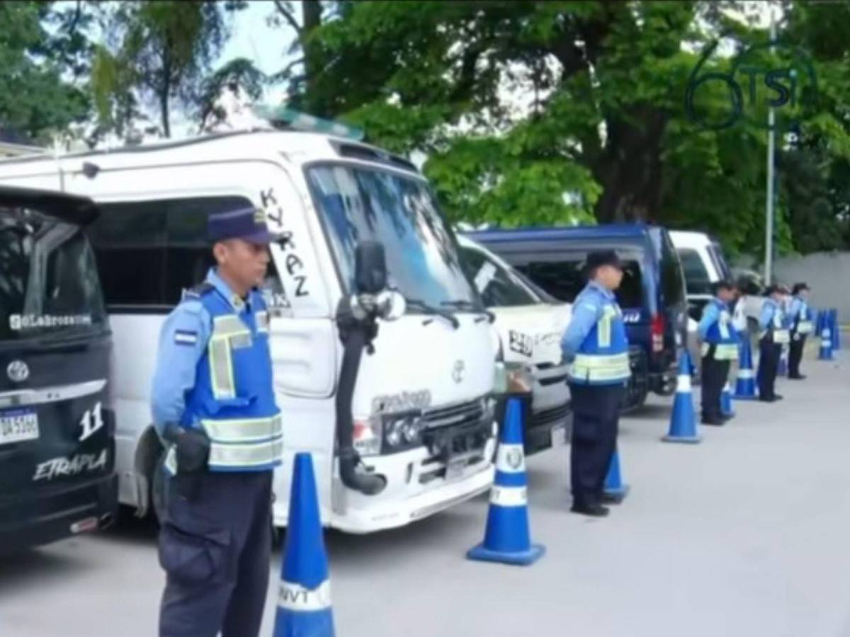 Decomisan 40 autobuses en San Pedro Sula: conductores sin licencia y menores al volante