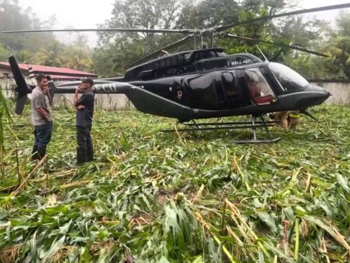 La cantidad de dinero que Xiomara Castro entregó por daños a milpa donde aterrizó