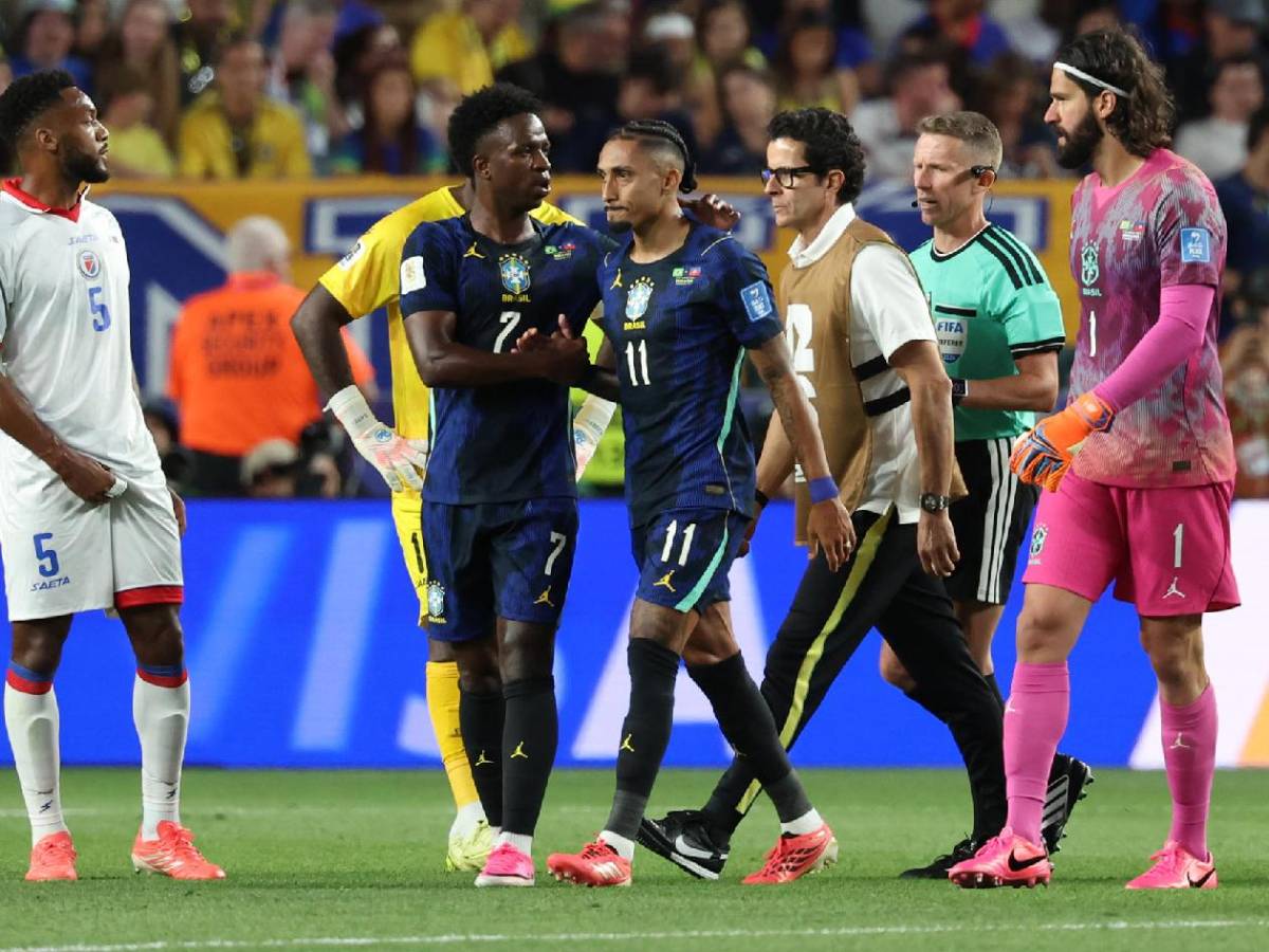 Dolor del primer eliminado del Mundial, show de Vinicius y preocupación por Raphinha