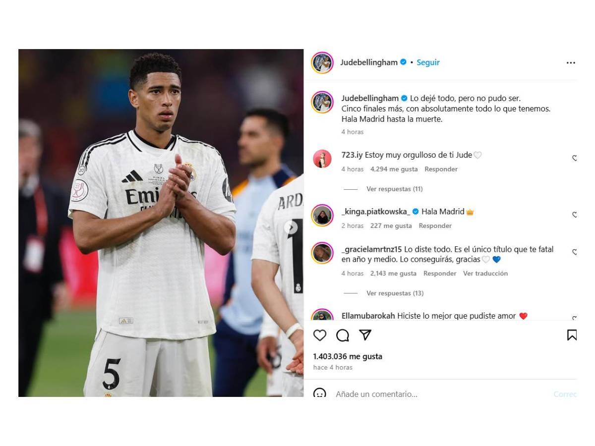 Futbolistas del Real Madrid se desahogan en redes tras perder la Copa del Rey