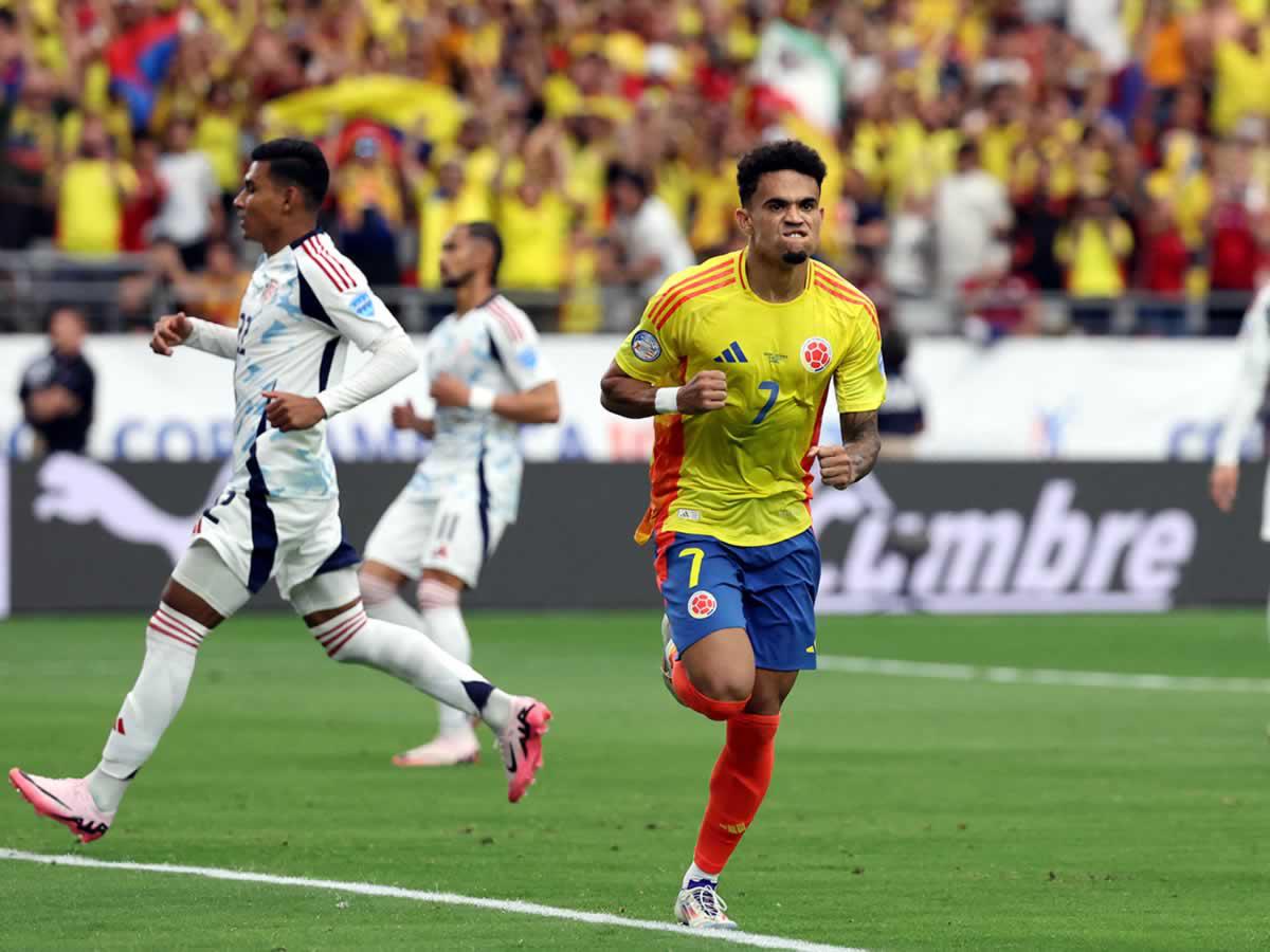 Colombia aplasta a Costa Rica y clasifica a cuartos de la Copa América 2024