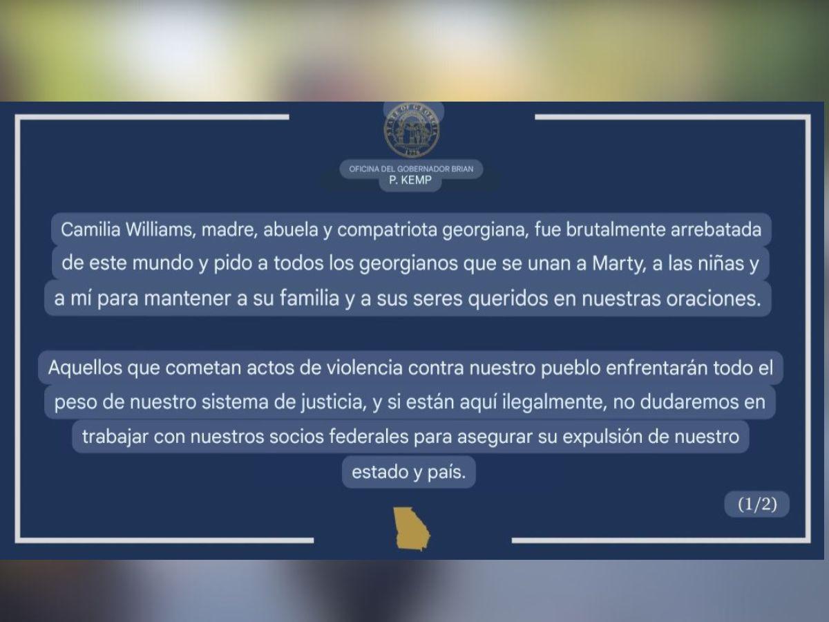Hondureño asesina a madre de cinco hijos en Georgia
