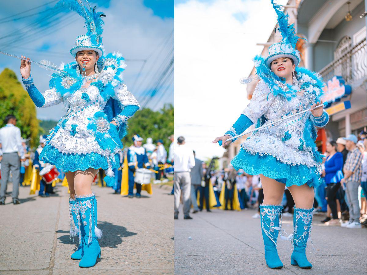 Estas son las bellas palillonas de Danlí que enamoraron al público con sus trajes