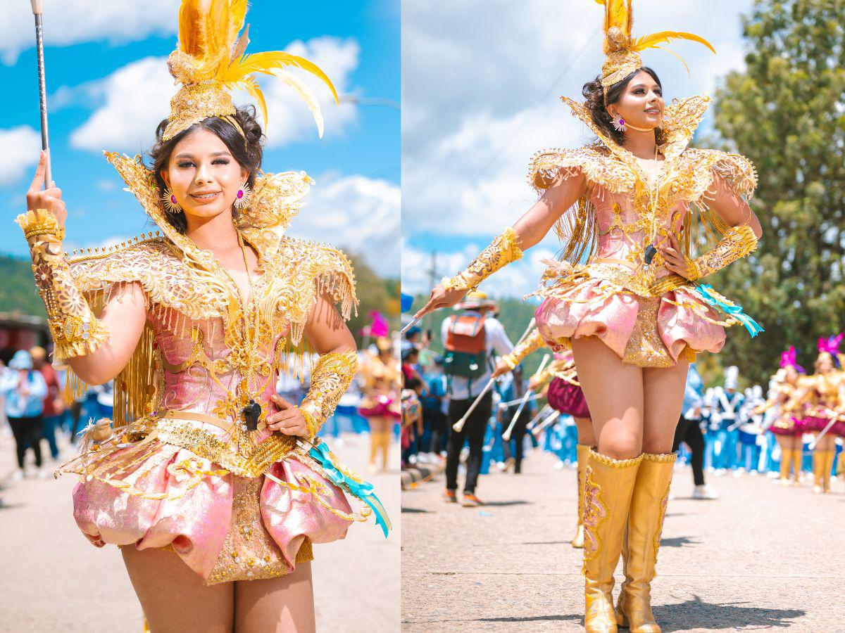 Estas son las bellas palillonas de Danlí que enamoraron al público con sus trajes