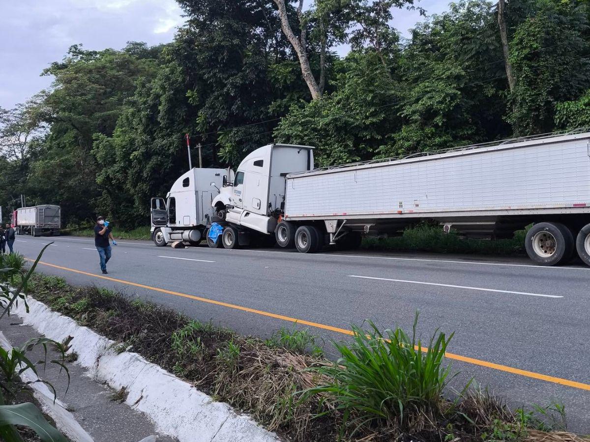 Así fue la trágica muerte del trailero hondureño Jimmy Martínez en Guatemala
