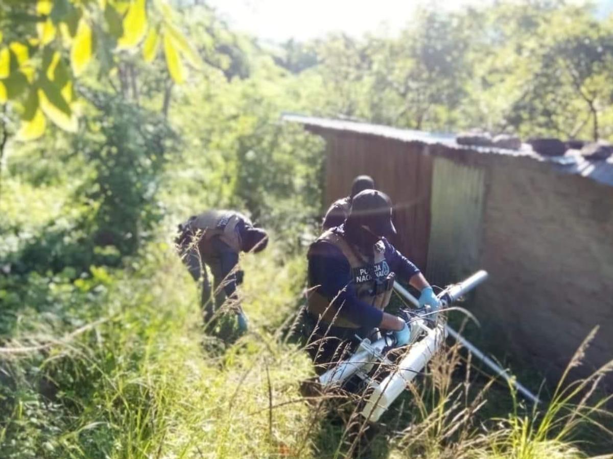 Desmantelan antenas de la pandilla 18 que enviaban señal a cárcel de Morocelí