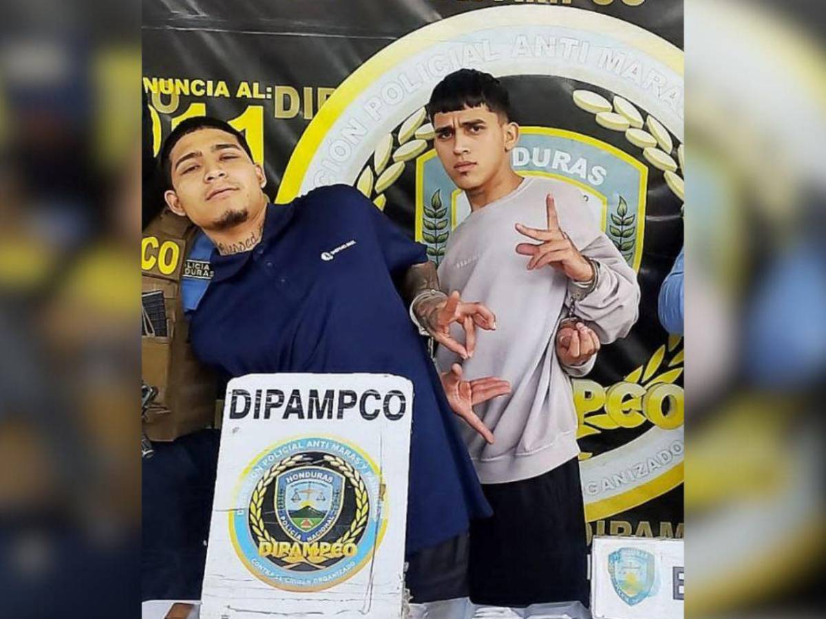 Arrestan a dos presuntos pandilleros de la 18 vinculados a crímenes de alto impacto