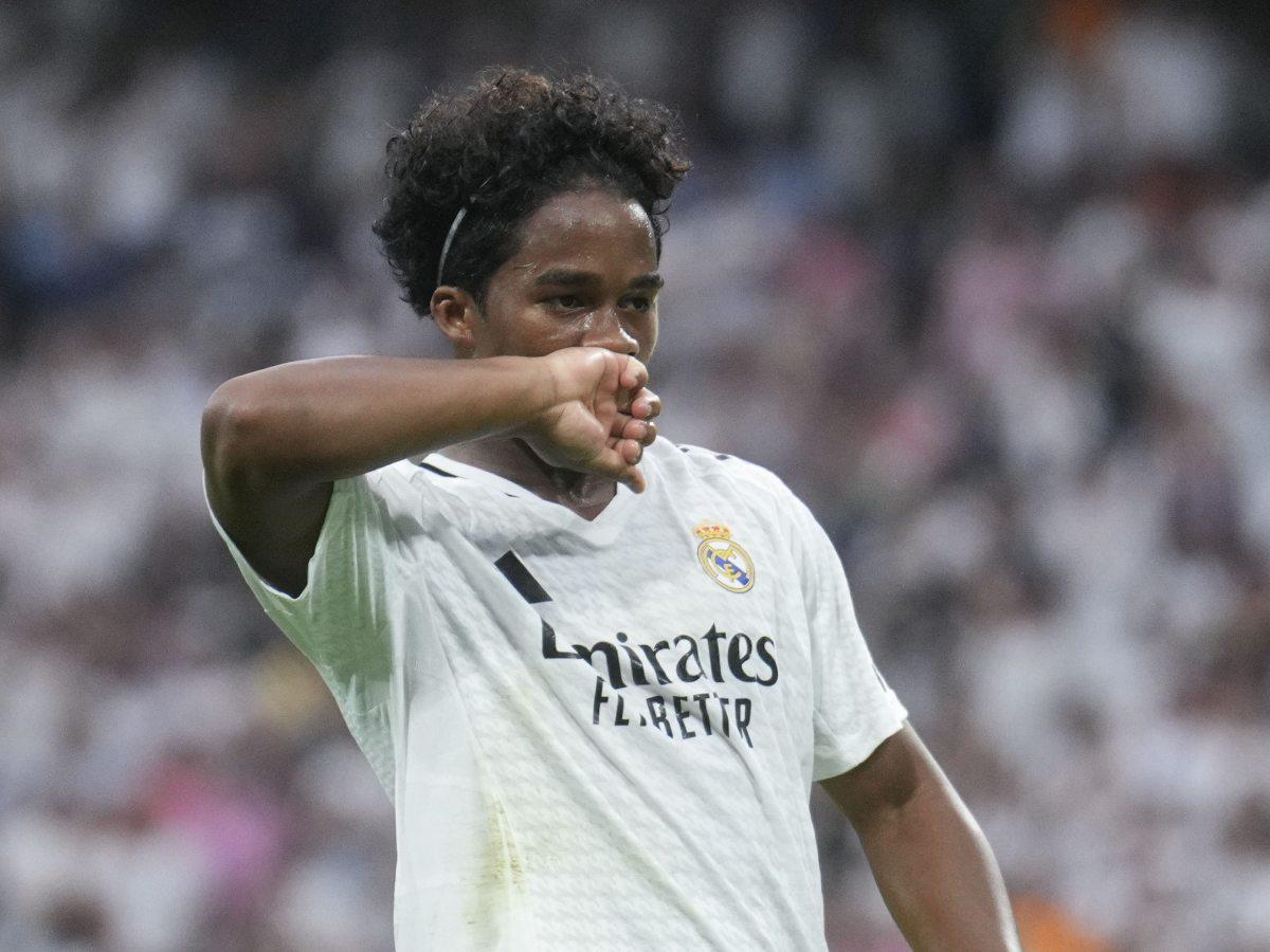 Endrick y un debut soñado con Real Madrid: Ingresó por Mbappé y anotó
