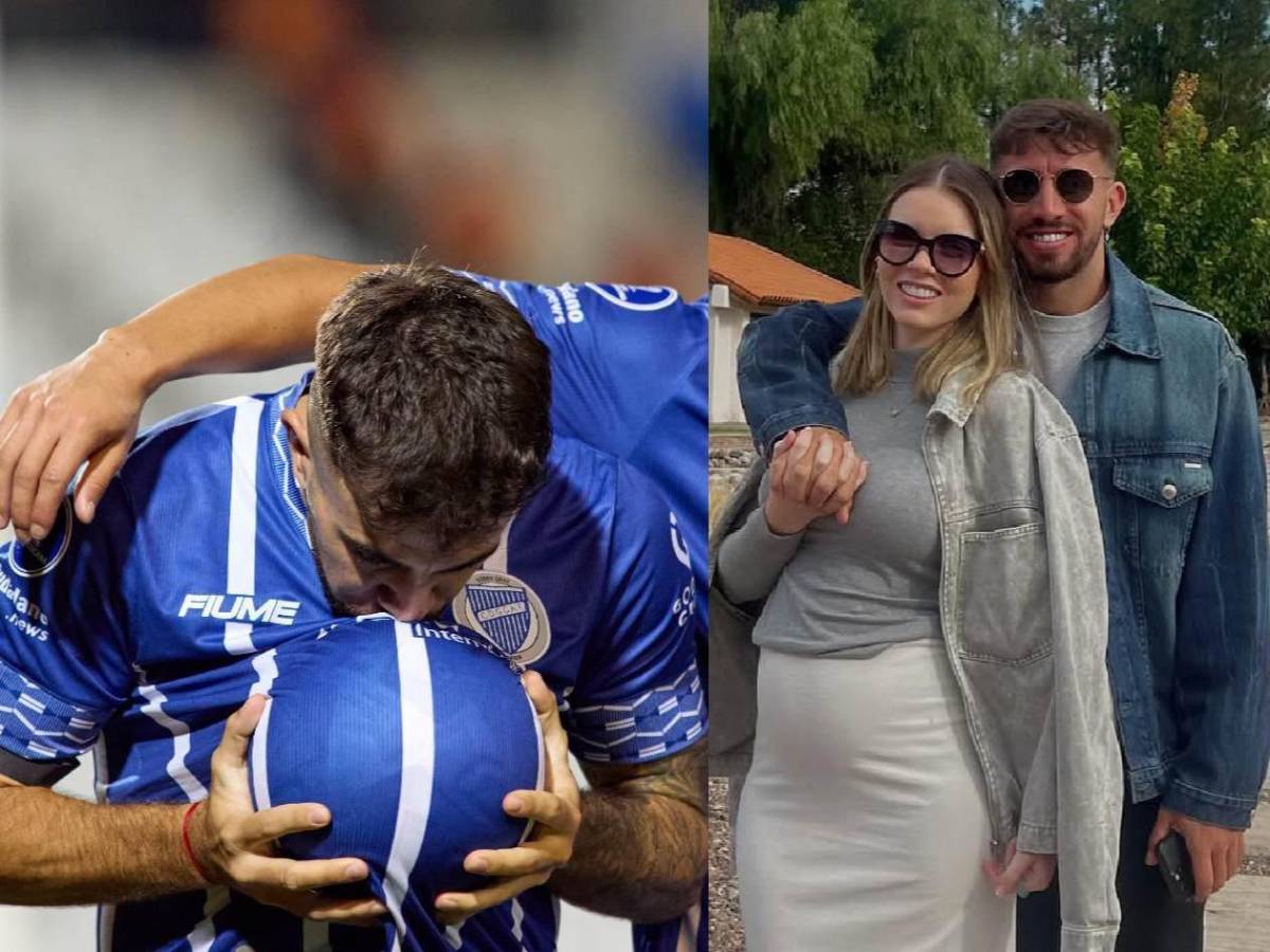 La dedicatoria de Auzmendi tras su primer gol con Godoy Cruz y el mensaje de Cecilia