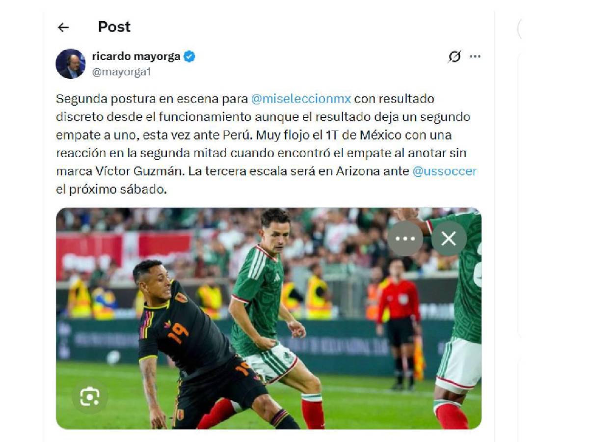 Decepción y preocupación en México tras juego: Faitelson lanza advertencia