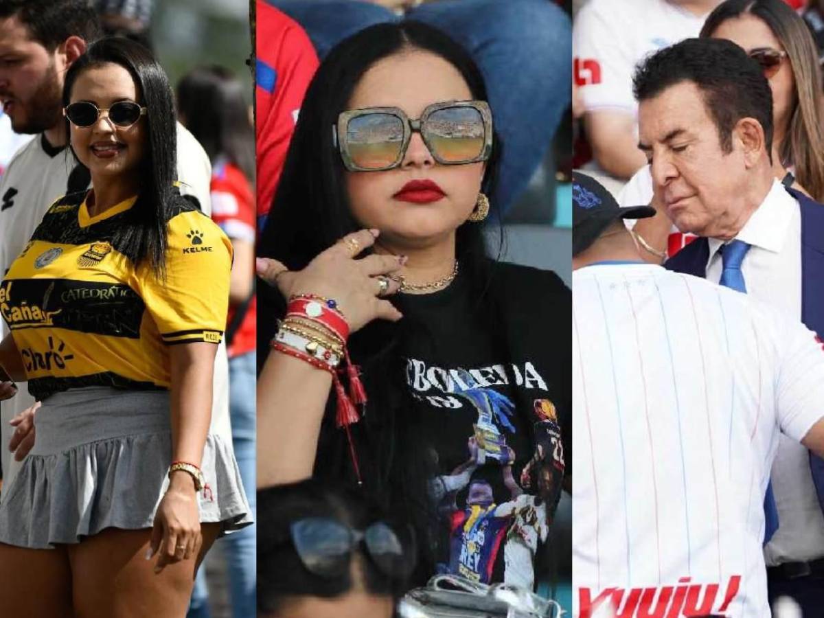 Derroche de bellezas en la final, revuelo por Nasralla y esposa de jugador cautiva