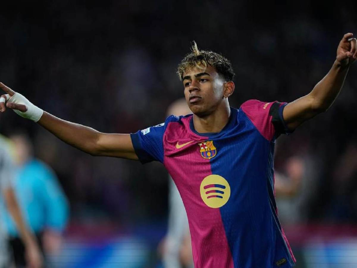 Show de Raphinha-Yamal, festejo a lo Messi y locura del Barcelona en Champions