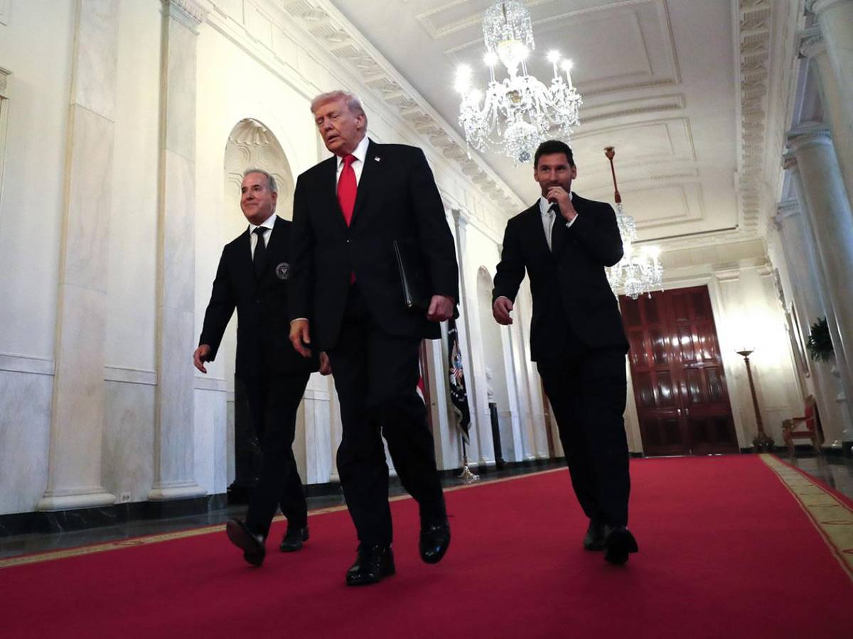 Messi visita a Trump y su reacción cuando mencionó a Cristiano: hondureño en la Casa Blanca