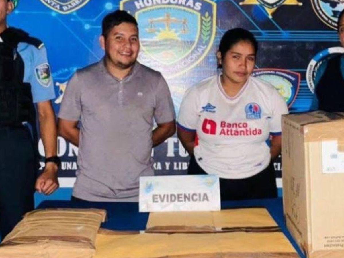 Capturan a pareja por falsificar antecedentes penales y policiales en Honduras