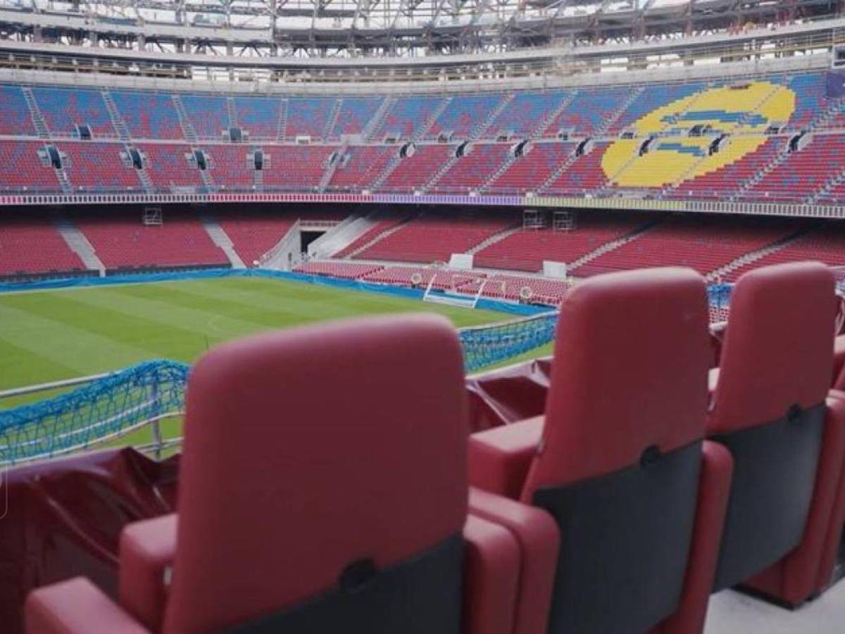Barcelona revela el estado actual del Camp Nou y su inauguración está cerca