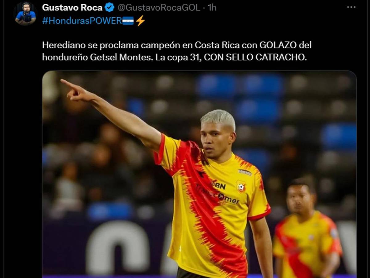 Fantástico: Getsel Montes se lleva los halagos tras darle el título al Herediano