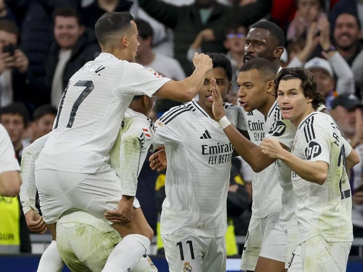 Mbappé con golazo: Real Madrid doblega al Getafe y acecha al Barcelona