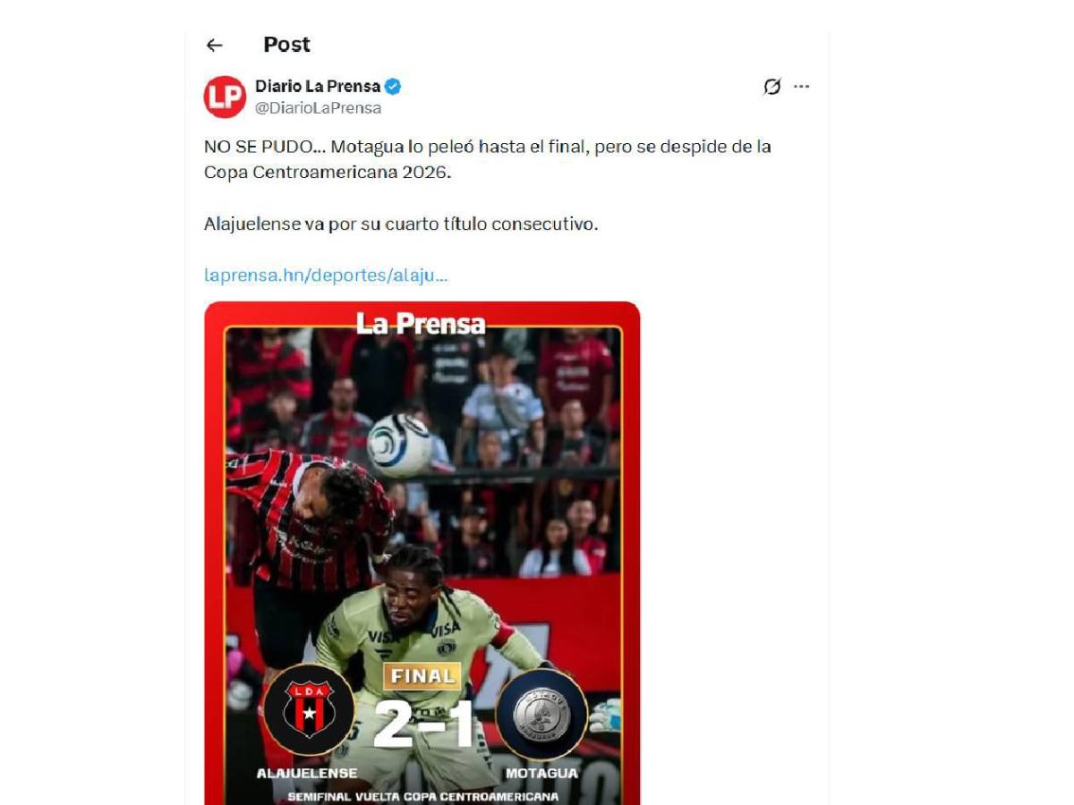 Indignación tras el Alajuelense - Motagua y Concacaf reacciona: Qué asco