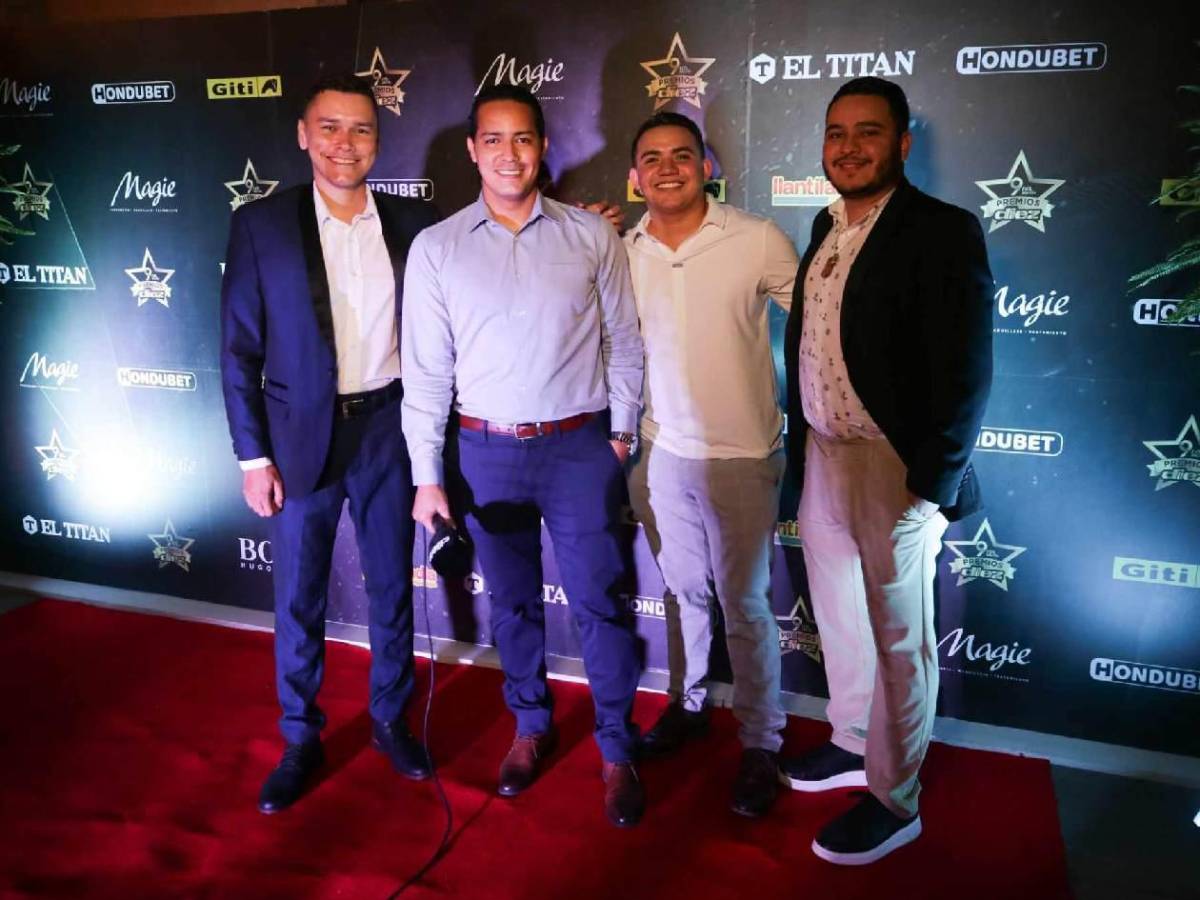 Premios DIEZ: Rodrigo y Laura Meza presentes, bellezas y figuras