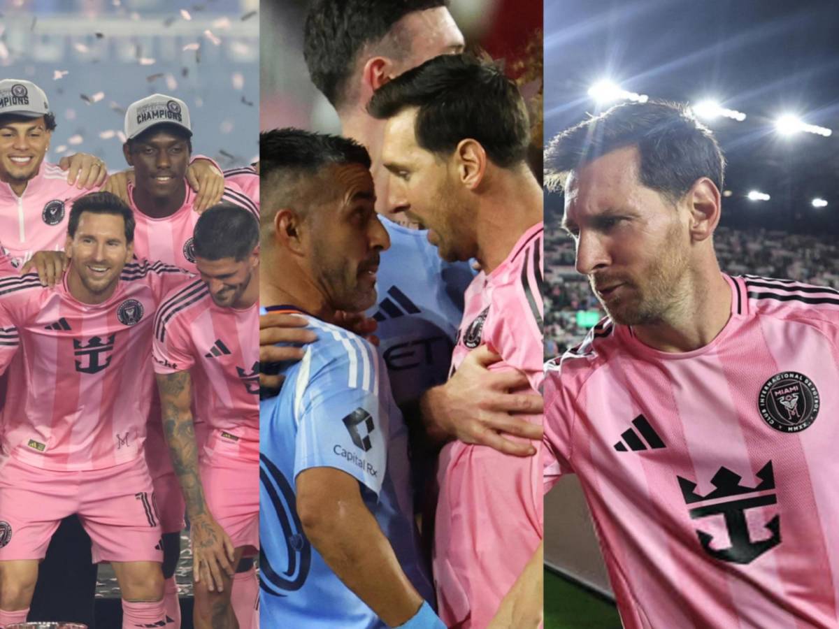 Messi con pelea y beso inusual en consagración del Inter Miami