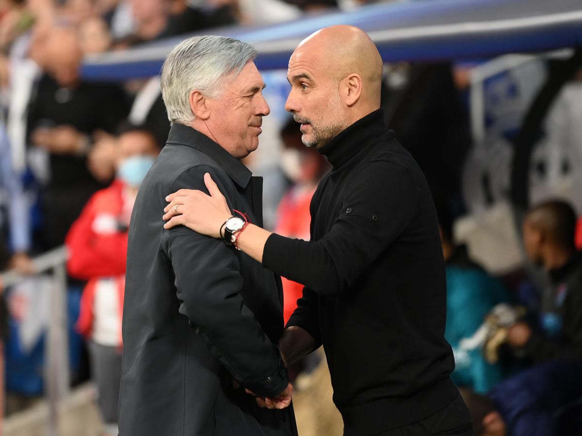 A Carlo Ancelotti le gustaría que el Manchester City quedará eliminado de la Champions League.