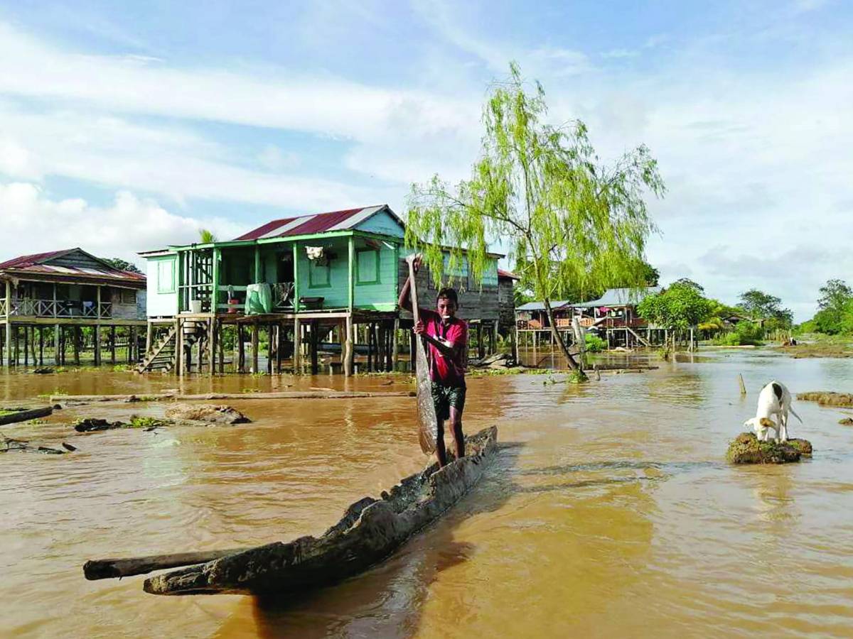 Inundaciones y hambre golpean a La Mosquitia