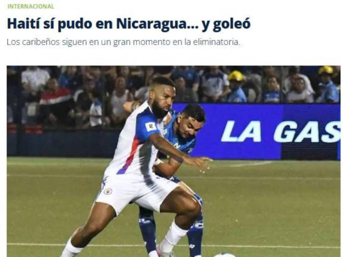 Esto dicen los medios de Haití previo al duelo ante Honduras por las eliminatorias
