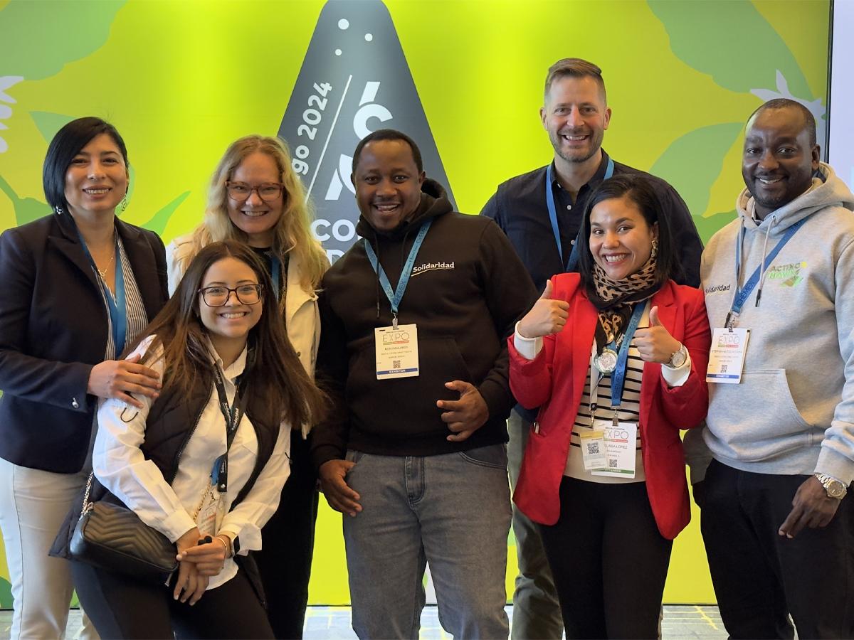 El equipo de Solidaridad está presente en la feria World of Coffee. Su expectativa es seguir impulsando y atrayendo nuevos proyectos en beneficio de los pequeños productores.