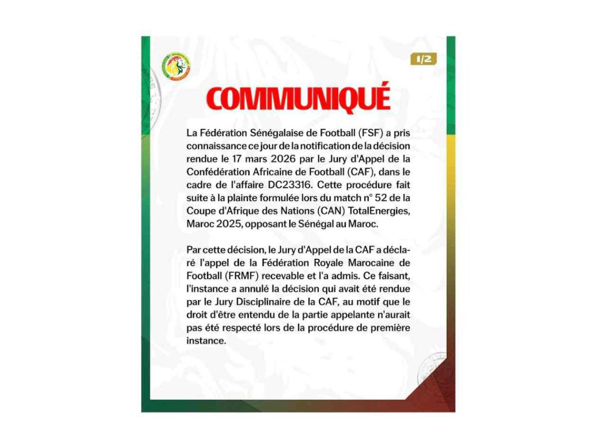 Senegal ataca tras escáncalo: le quitaron el título y toman tajante decisión