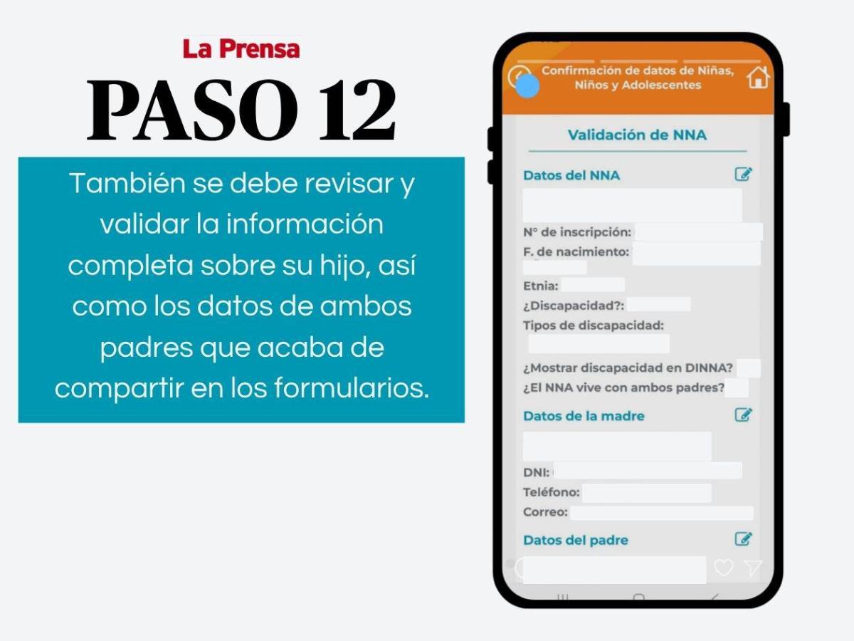 Su hijo tendrá DNI: Así puede validar sus datos antes del enrolamiento biométrico